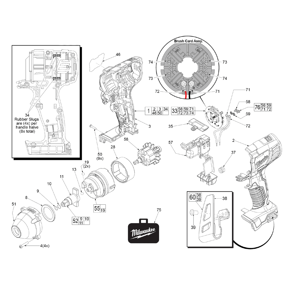Milwaukee 265820(F49A) Parts List Milwaukee 265820(F49A) Repair