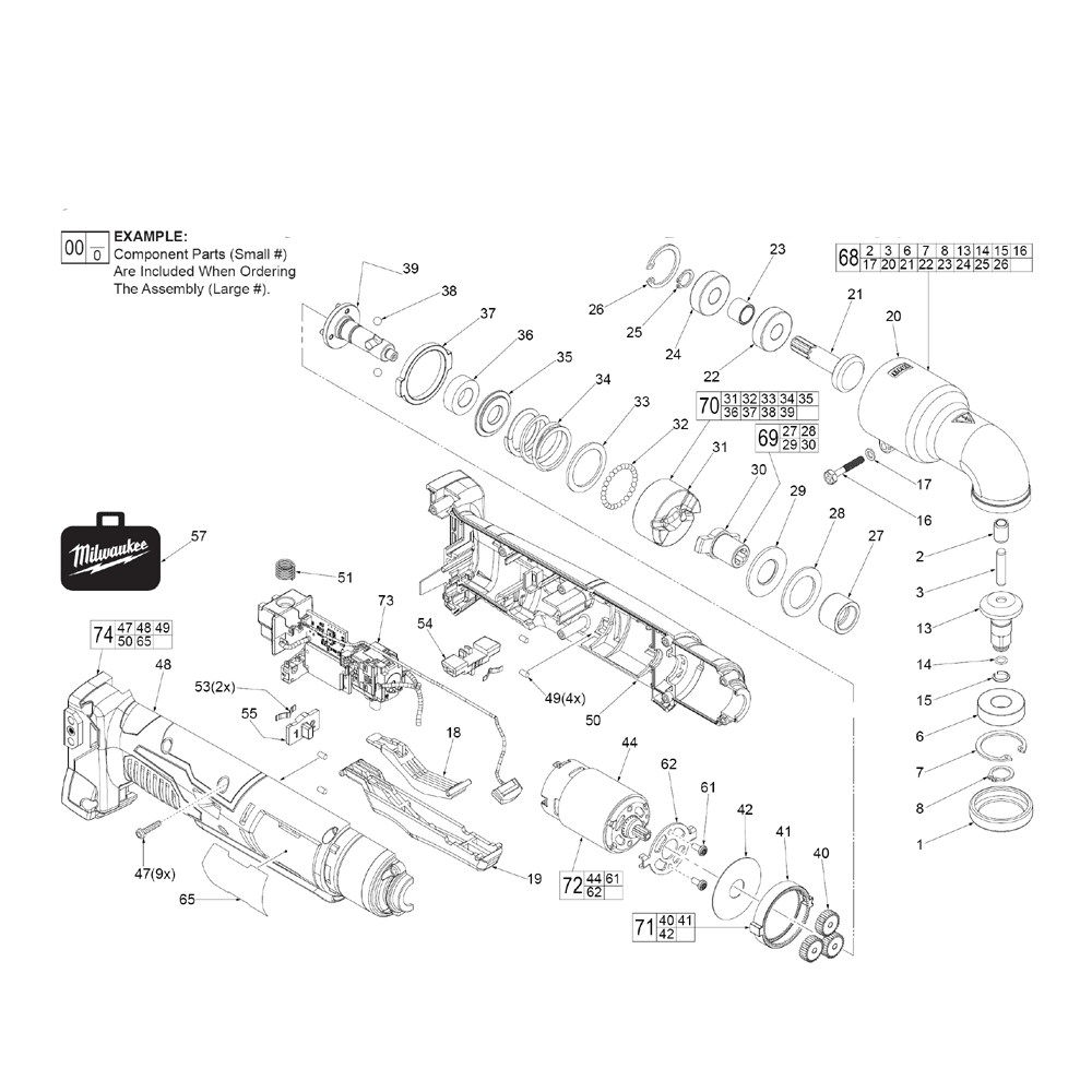 Milwaukee 266820(G11A) Parts List Milwaukee 266820(G11A) Repair