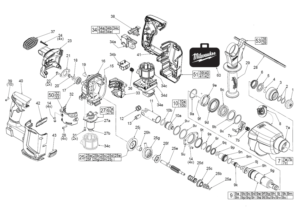 Milwaukee 271220(G17A) Parts List Milwaukee 271220(G17A) Repair