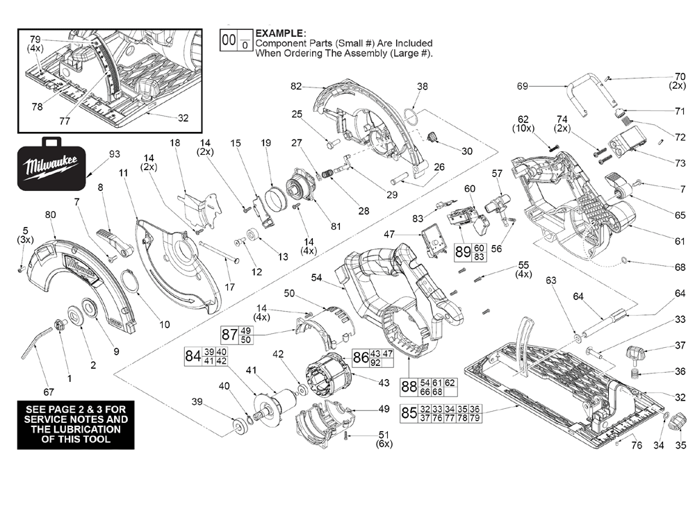 Milwaukee 273120(F95A) Parts List Milwaukee 273120(F95A) Repair