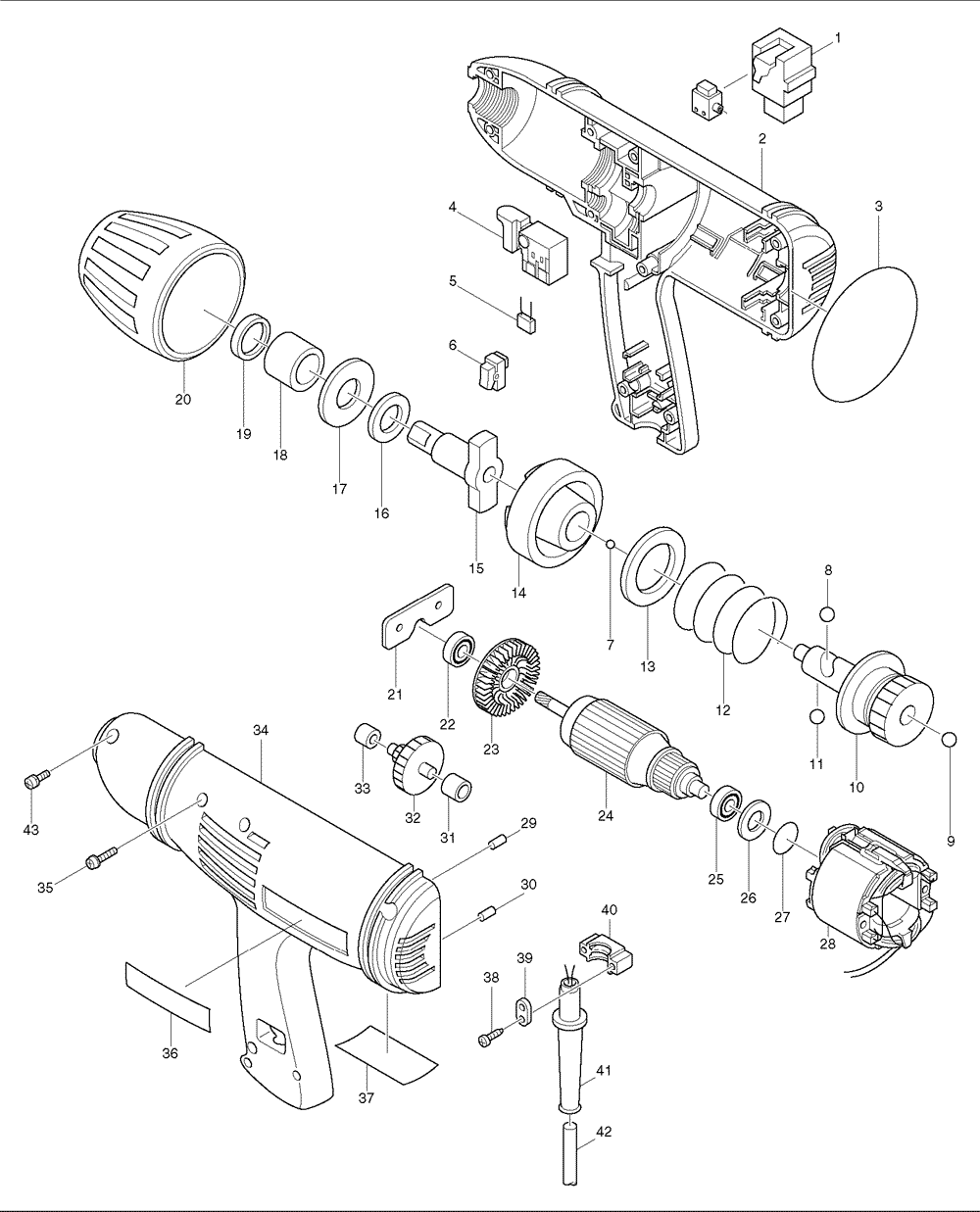 Makita 6905H Parts List | Makita 6905H Repair Parts | OEM Parts with