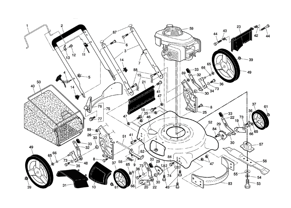 Husqvarna 7021P(96133000707) Parts List Husqvarna 7021P(96133000707