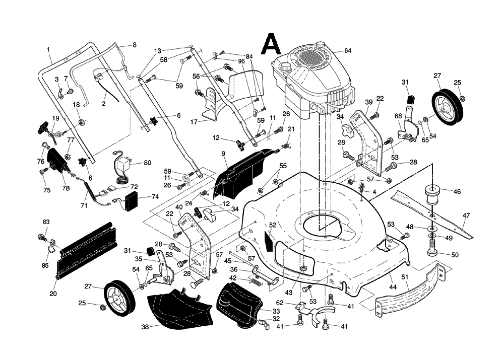 Husqvarna HU675FE-(96143009300) Parts List | Husqvarna HU675FE