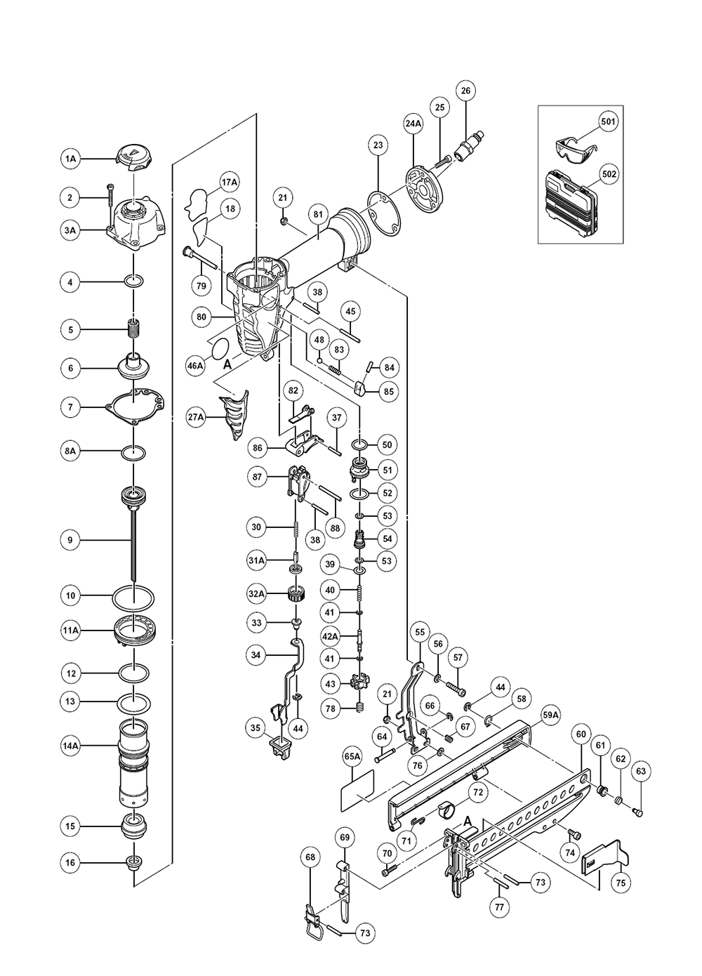 Hitachi N3804AB3(S) Parts List Hitachi N3804AB3(S) Repair Parts OEM
