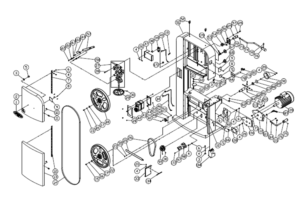 Powermatic PM2415B(1791259B) Parts List Powermatic PM2415B(1791259B
