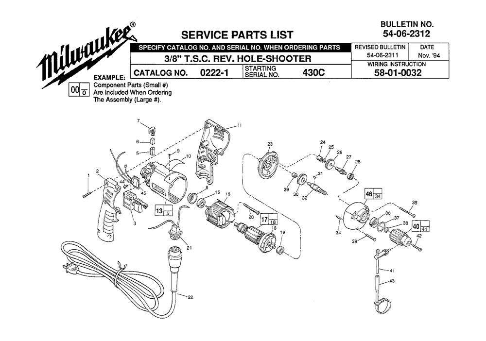 Milwaukee Drill Parts Diagram General Wiring Diagram 