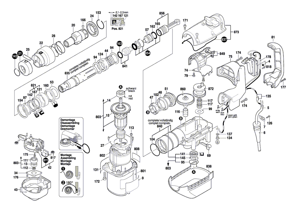 Buy Bosch 11247 0611247039 Replacement Tool Parts Bosch 11247