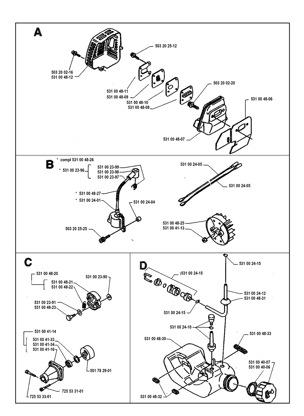 Husqvarna 128ld Diagram