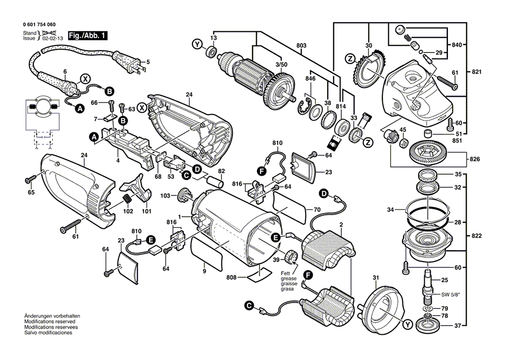 Buy Bosch 1754G (0601754060) 9" Large Angle Replacement Tool Parts