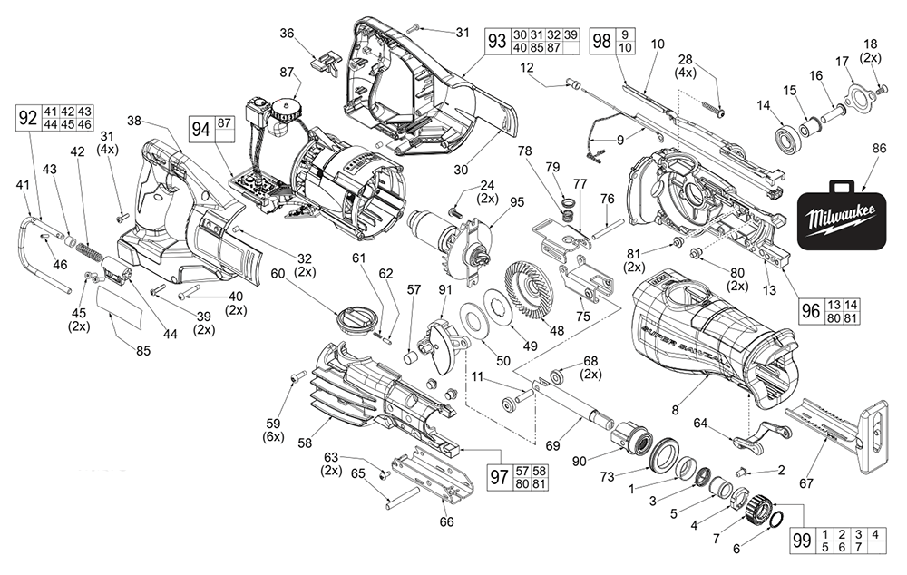 Buy Milwaukee 272220(J66A) M18 FUEL HP SAWZALL Reciprocating Saw
