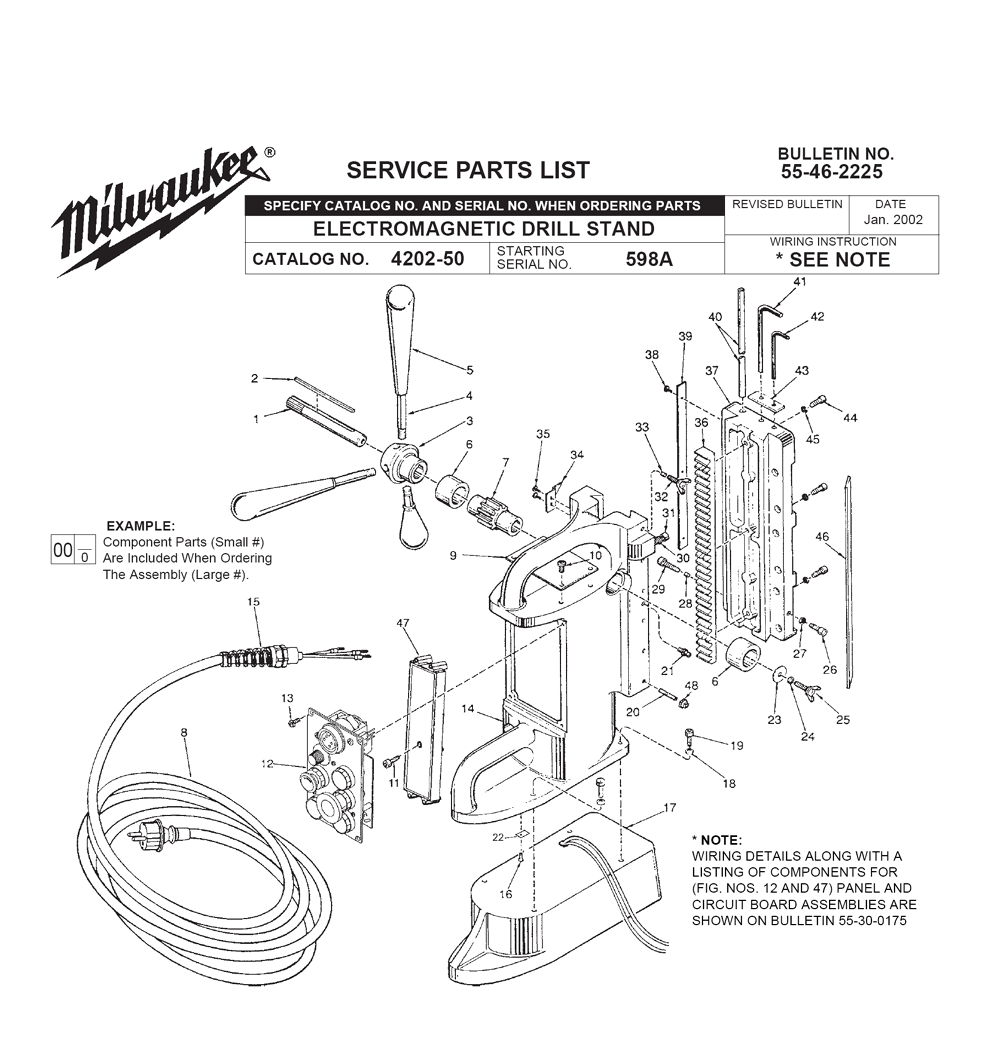 Milwaukee Mag Drill 4202 Wiring Diagram Wiring Diagram and Schematic Role