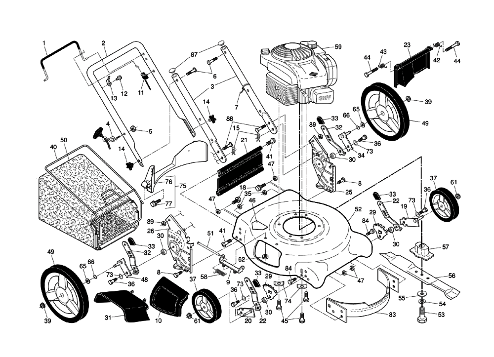 Husqvarna 5521P-(96133001800) Parts List | Husqvarna 5521P-(96133001800