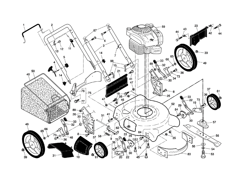 Husqvarna 5521P(96133001801) Parts List Husqvarna 5521P(96133001801