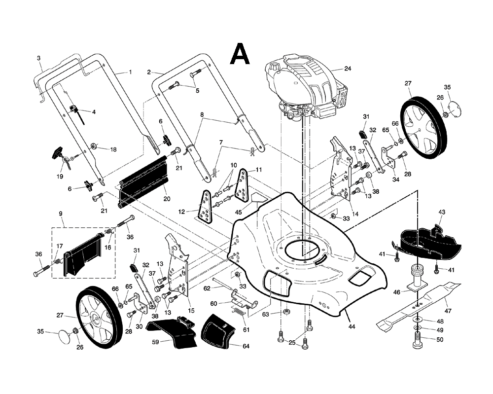 husqvarna 7021p parts diagram