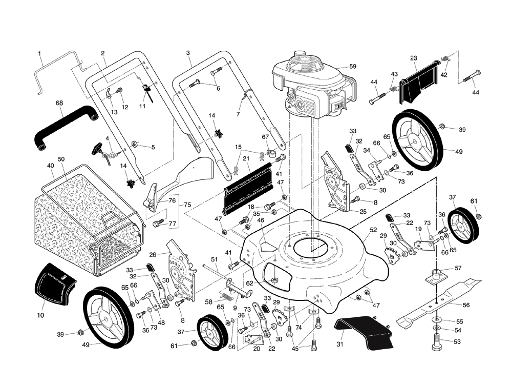 Husqvarna 7021p 96133000700 Parts List Husqvarna 7021p 96133000700