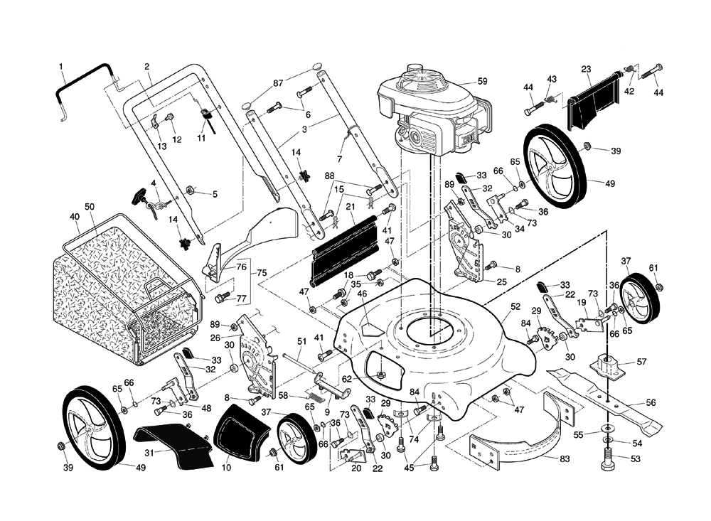 Husqvarna 7021P(96133001901) Parts List Husqvarna 7021P(96133001901
