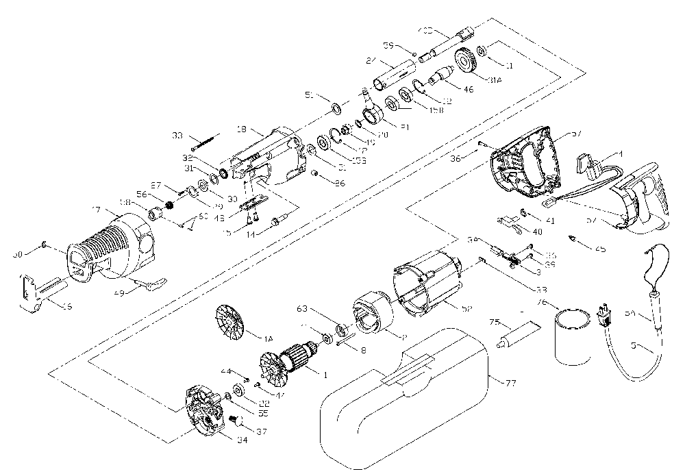 Porter Cable 746-Type-1 Parts List | Porter Cable 746-Type-1 Repair ...