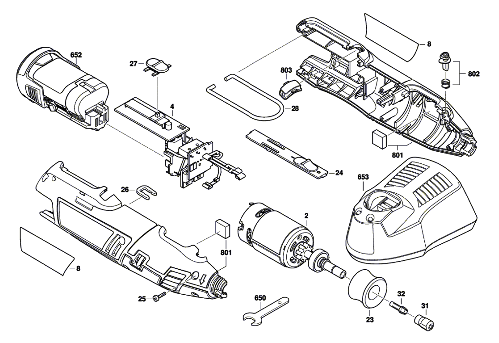 Dremel Rotary Tool Parts List