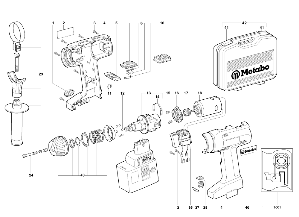 Metabo BEAT212!2RL(600312420) Parts List Metabo BEAT212!2RL