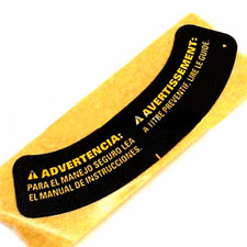 Black and Decker 650676-00 Warning Label (spa)