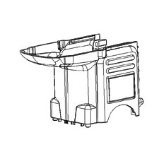 Black and Decker N022762-01 Motor Cover