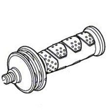 Bosch 1-602-025-051 Auxiliary Handle M 14 Black