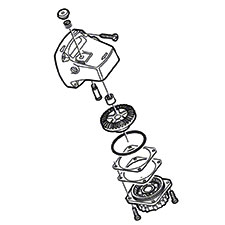 Bosch 1-605-806-466 Gear Housing