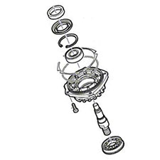 Bosch 1-607-000-C24 Bearing Flange Ø 230 Mm