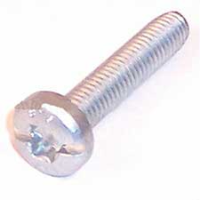 Bosch 1-613-435-013 Torx Oval-head Screw M6x30-TORX,T30 Silver