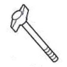 Bosch 1-613-480-007 Wing Screw M6x(15)55