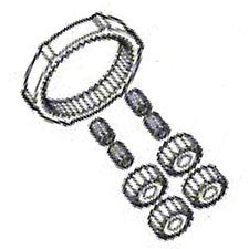 Bosch 1617000665 Planetary Gear Train