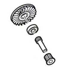 Bosch 2-606-625-909 Toothed Belt Wheel