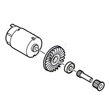 Bosch 2-607-022-252 Dc Motor 18V