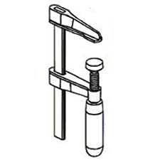 Bosch 2-607-960-008 Adjustable Screw Clamp