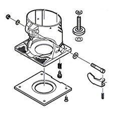 Bosch 2 610 008 111 Replaced by 2609199102 - Base