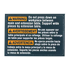 Bosch 2610997810 Warning Plate