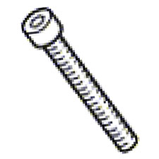 Bosch 2-910-141-213 Hex Socket Head Cap Screw Din 912-M6x50-8.8
