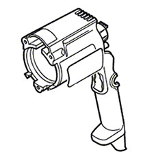 Bosch 3 605 108 557 Motor Housing Dark Blue