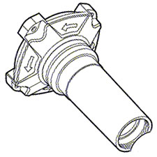 Bosch 3607031668 Spindle Housing
