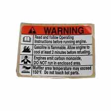 Briggs and Stratton 794467 Label-warning