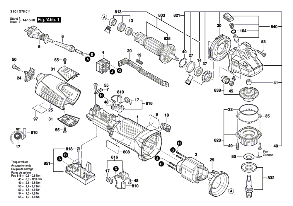 Buy Bosch CSG15(3601G76011) 5 In. Concrete Surfacing Grinder