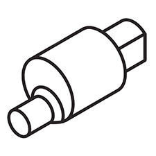 Chicago Pneumatic 2050526883 Motor Shaft Blancer