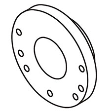 Chicago Pneumatic CA048439 Plate-rear End