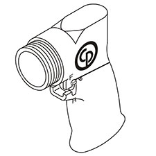 Chicago Pneumatic CA146100 Housing-motor