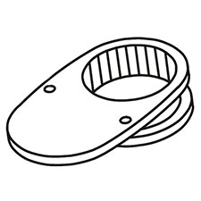 Chicago Pneumatic CA146110 Deflector-exhaust