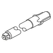 Chicago Pneumatic CA148661 Shank-anvil (short) (not Shown) (incl: Index Nos.37 & 70)