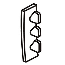 Chicago Pneumatic CA148668 Protector-motor Housing (rear)