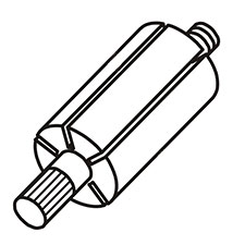 Chicago Pneumatic CA155980 Rotor