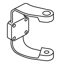 Chicago Pneumatic CA157829 Handle-support Assy (incl: Index Nos. 32, 41, 46)