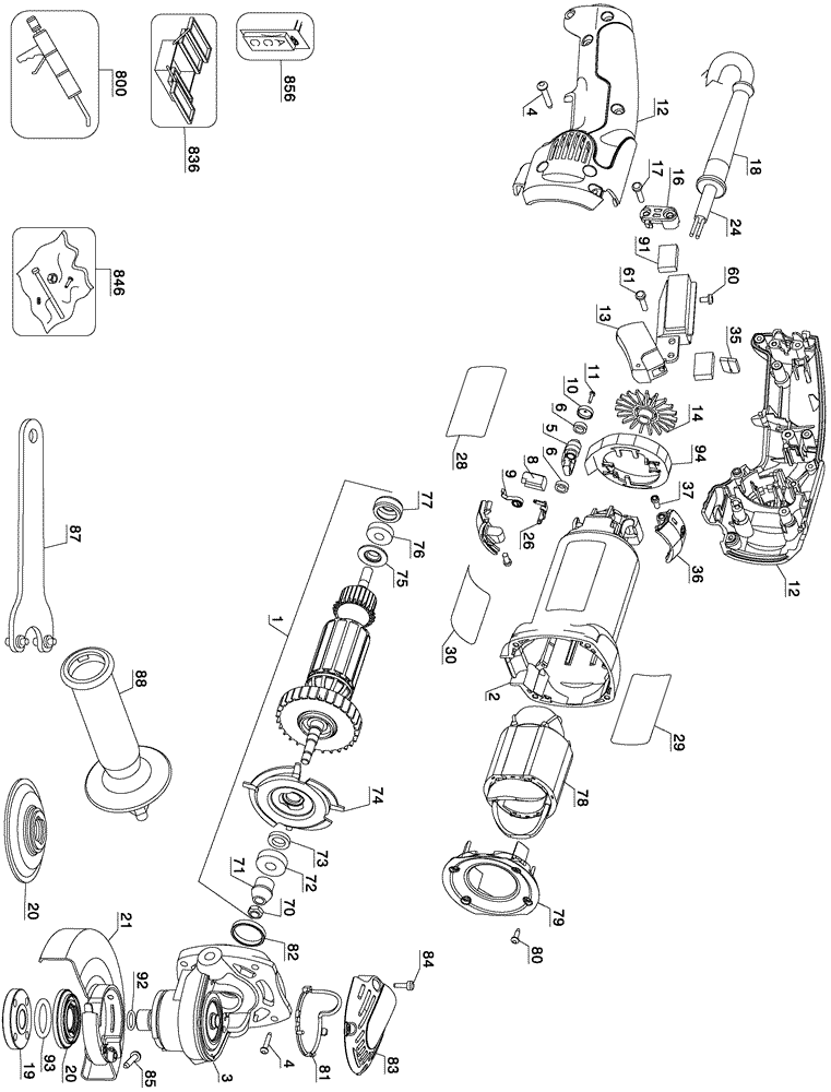 DeWalt D28065 Parts List | DeWalt D28065 Repair Parts | OEM Parts with